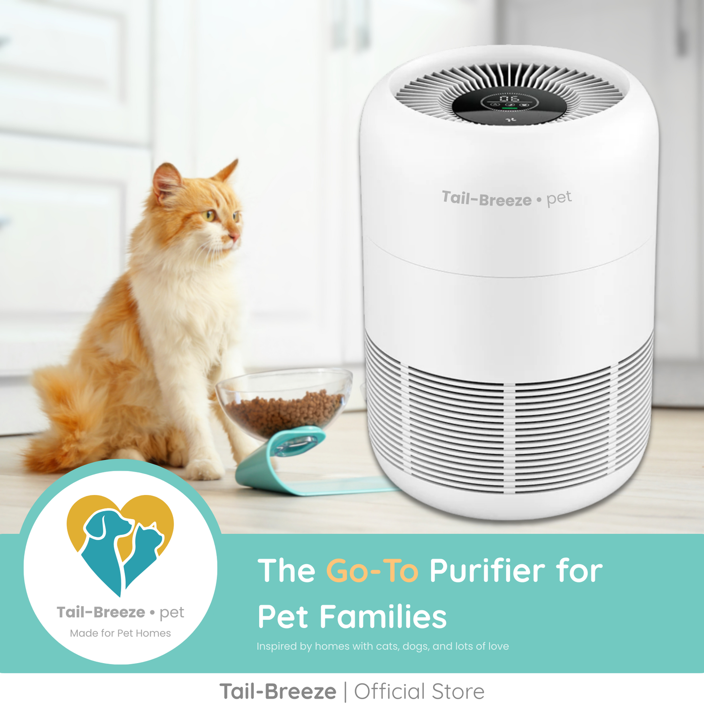 Tail-Breeze FurShield Plus Pet Air Purifier