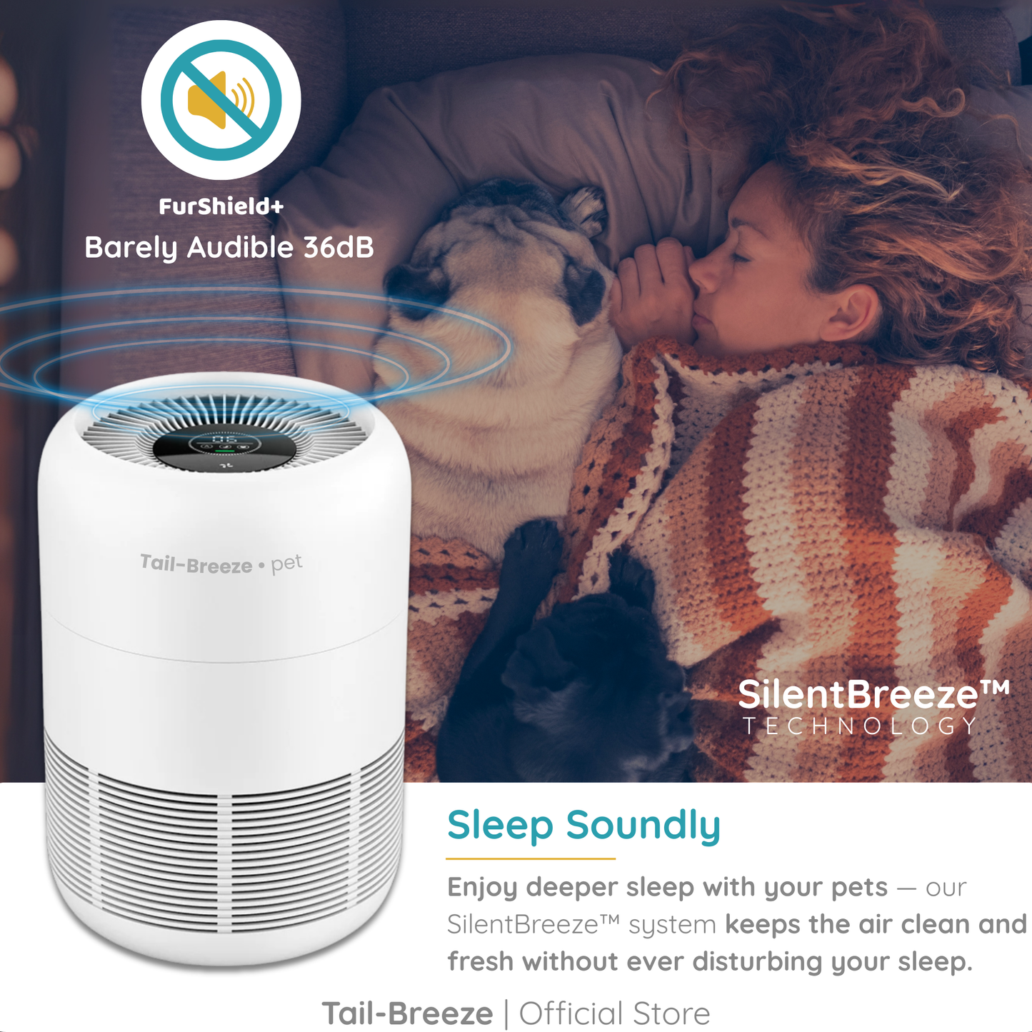 Tail-Breeze FurShield Plus Pet Air Purifier