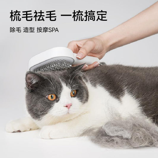 Self-Cleaning Groom Brush